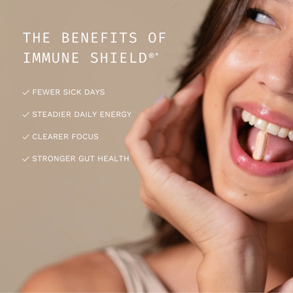 IMMUNE SHIELD Lactoferrin + Vitamin C Supplement